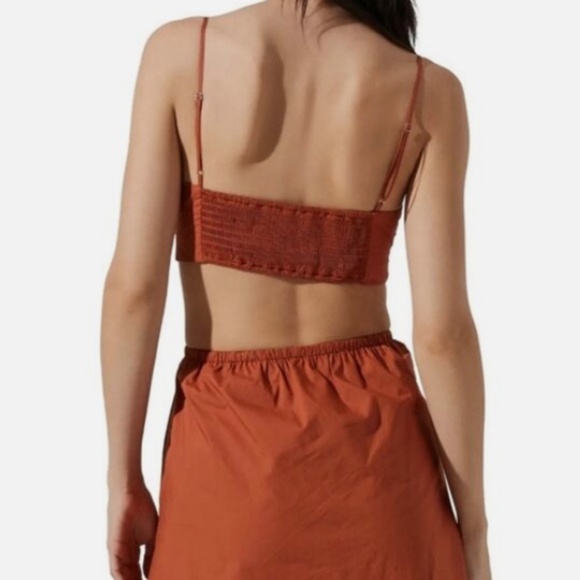 ASTR the Label Cutout Cotton Poplin Maxi Dress - New - XL - Picture 2 of 6